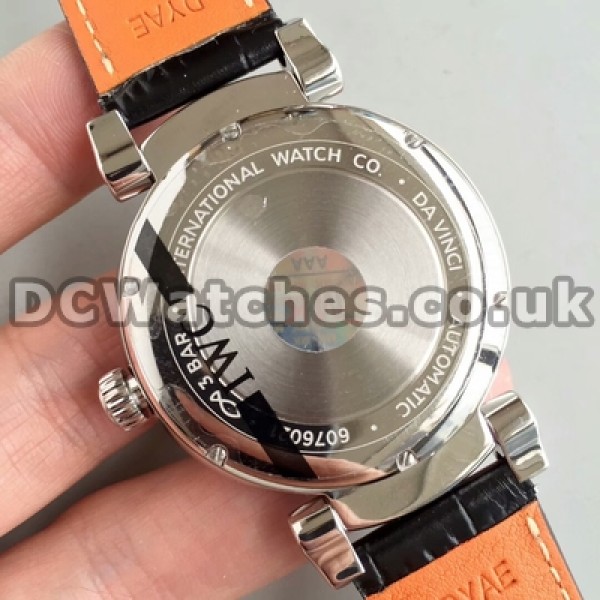 Automatic IWC Da Vinci Fake 40MM Black Dials Watches For Men