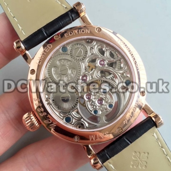 AAA Quality Patek Philippe Tourbillon Replica Watches With 42 mm Rose Gold Cases For Sale