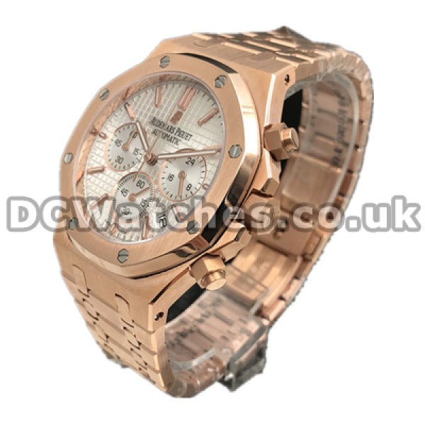 42MM White Dials Audemars Piguet Royal Oak Replica Quartz Watches For Men