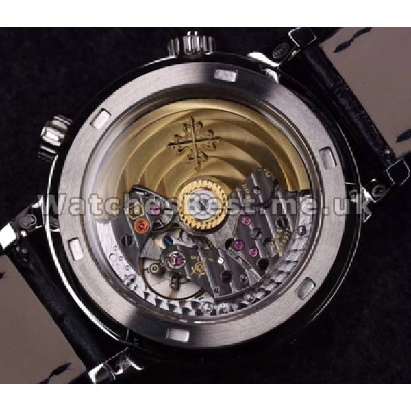 Luxury Blue Dials 44MM Replica Patek Philippe Complicated Automatic Watches