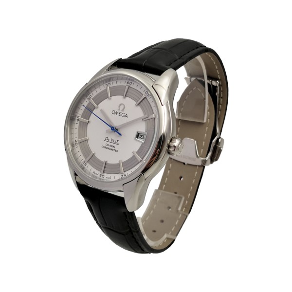 Omega Hour Vision See Thru Case Automatic with White Dial-Deployment Buckle
