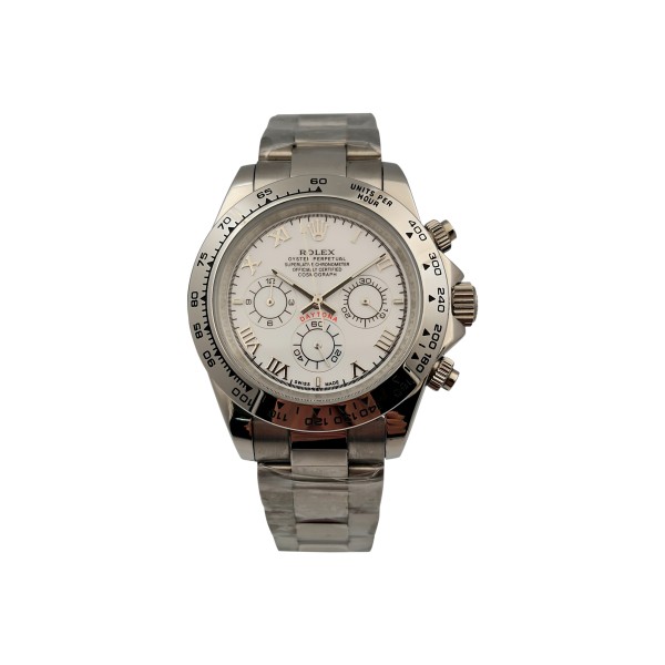 40MM Rolex Daytona 116520 Replica Male Watches With White Dials